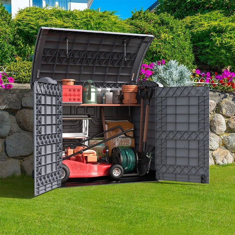 4'9 X 2'8 Saffron StoreAway 1200L Plastic Garden Storage Shed (1.45m X 0.83m) 10 4'9 X 2'8 Saffron StoreAway 1200L Plastic Garden Storage Shed (1.45m X 0.83m) - Image 10