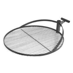 Cook King Bandito Steel Fire Bowl With Adjustable Grill -Lifetina Shop 111355 bandito fire bowl grill feature1 min