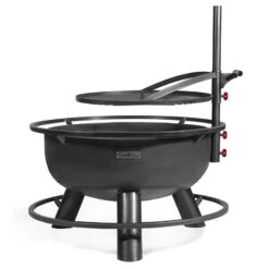 Cook King Bandito Steel Fire Bowl With Adjustable Grill -Lifetina Shop 111355 bandito fire bowl grill render1 min