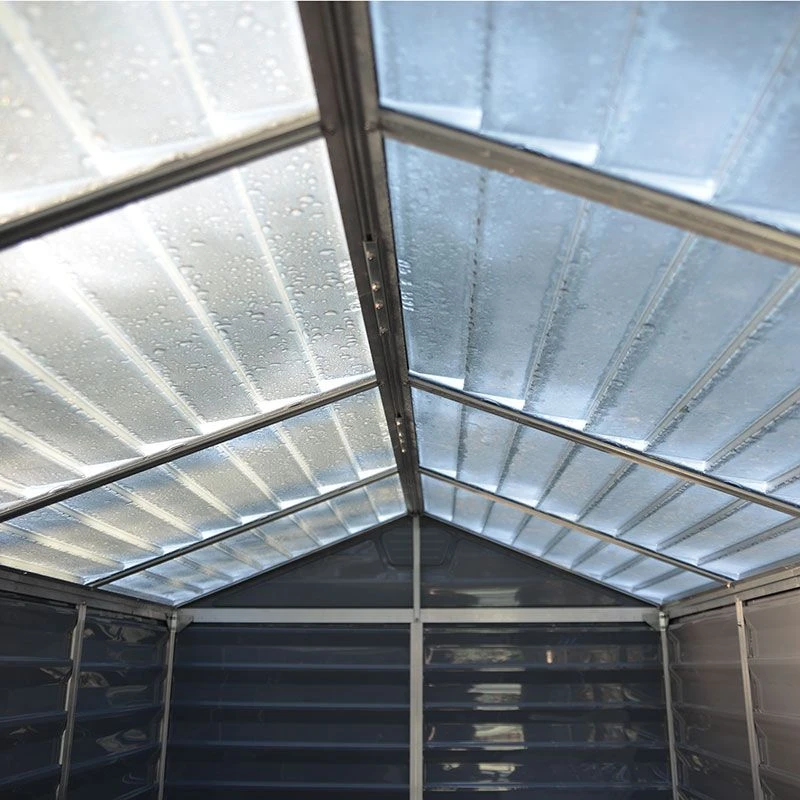 6' X 3' Palram Canopia Grey Skylight Plastic Shed (1.85m X 0.9m) 9 6' X 3' Palram Canopia Grey Skylight Plastic Shed (1.85m X 0.9m) - Image 9