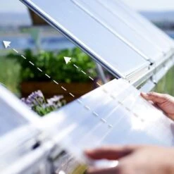 10' X 20' Palram Canopia Balance Silver Large Greenhouse (3.04m X 6.04m) -Lifetina Shop 13 707012 10x20 pc balance feature min