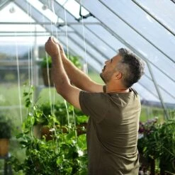 10' X 28' Palram Canopia Balance Silver Large Greenhouse (3.04m X 8.44m) -Lifetina Shop 14 707015 10x28 pc balance feature min