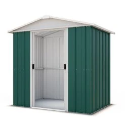 6' X 4' Yardmaster Green Metal Shed 65GEYZ (1.86m X 1.25m) -Lifetina Shop 17214 65geyz 2 min