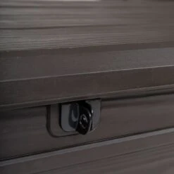 5' X 2' Keter Saxon Wood-Effect Garden Storage Box (1.38m X 0.6m) -Lifetina Shop 210014 keter saxon wl xl storage box feature2 min