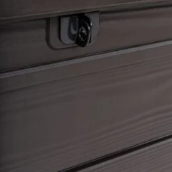 5' X 2' Keter Saxon Wood-Effect Garden Storage Box (1.38m X 0.6m) -Lifetina Shop 210014 keter saxon wl xl storage box feature3 min