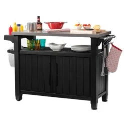 Keter Unity Double BBQ Table -Lifetina Shop 238461 keter bbq table render min
