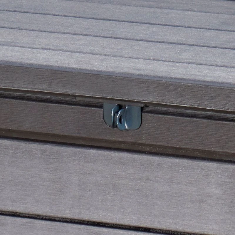 4'4 X 2' Keter Hudson Plastic Garden Storage Bench (1.33m X 0.61m) 9 4'4 X 2' Keter Hudson Plastic Garden Storage Bench (1.33m X 0.61m) - Image 9