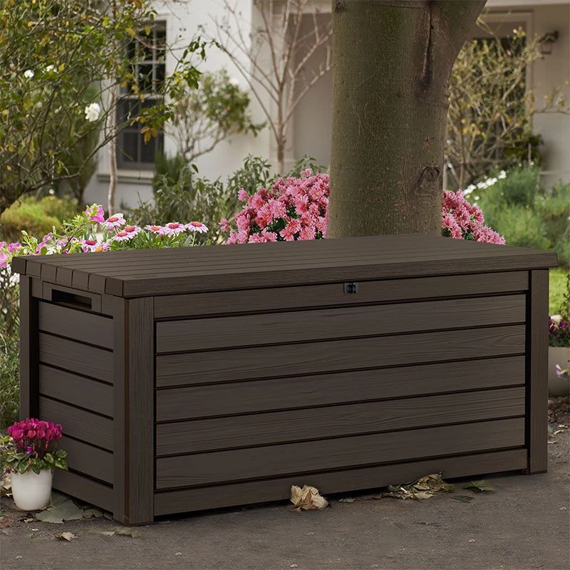5'1 X 2'5 Keter Hingham Plastic Garden Storage Box - Brown (1.55m X 0.73m) 1 5'1 X 2'5 Keter Hingham Plastic Garden Storage Box - Brown (1.55m X 0.73m)