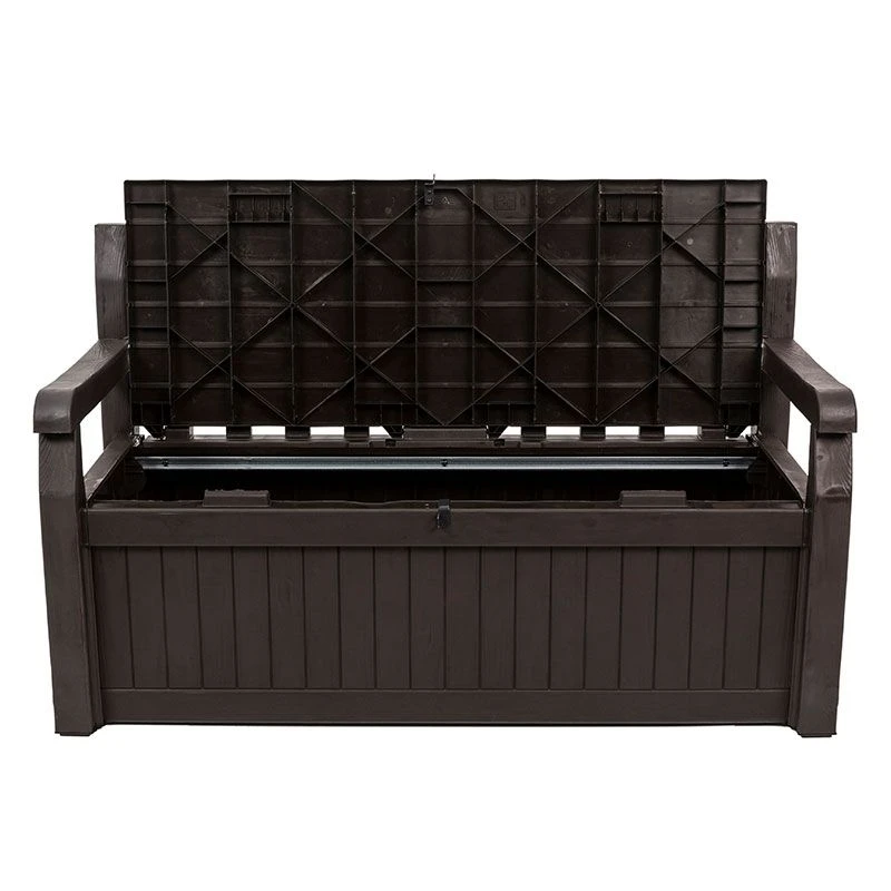 5' X 2' Keter Iceni Wood-Effect Garden Storage Bench (1.4m X 0.6m) 11 5' X 2' Keter Iceni Wood-Effect Garden Storage Bench (1.4m X 0.6m) - Image 11