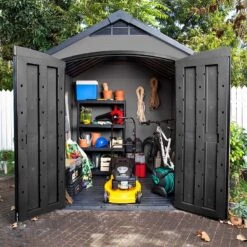 7' X 7' Keter Premier Plastic Garden Shed (2.29m X 2.23m) 14 7' X 7' Keter Premier Plastic Garden Shed (2.29m X 2.23m) -Lifetina Shop 3 249198 7x7 keter premier insitu3 min