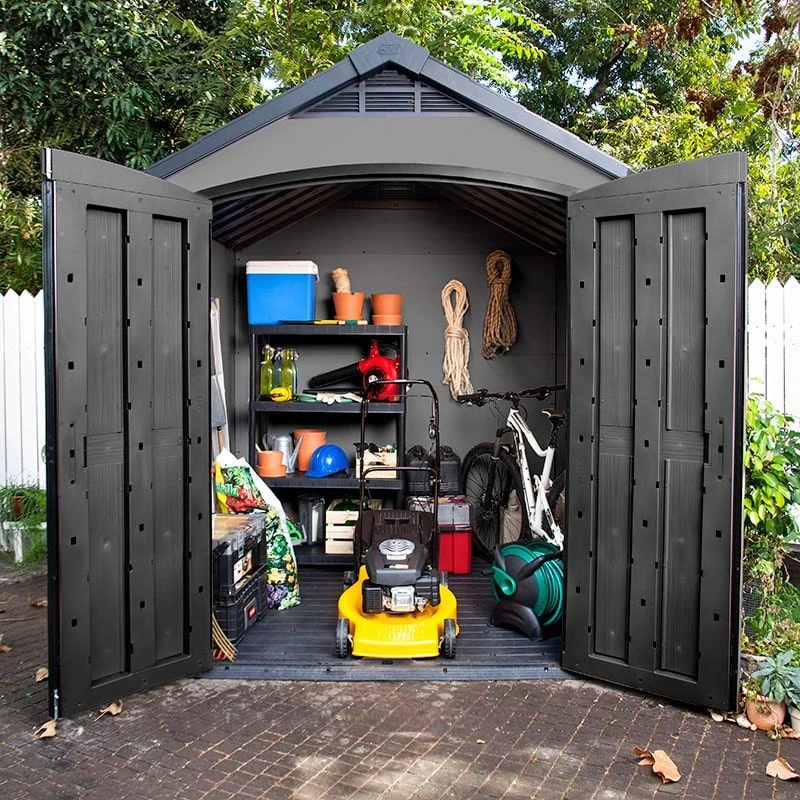 7' X 7' Keter Premier Plastic Garden Shed (2.29m X 2.23m) 3 7' X 7' Keter Premier Plastic Garden Shed (2.29m X 2.23m) - Image 3