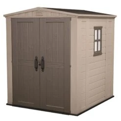 6' X 6' Keter Factor Plastic Garden Shed (1.78m X 1.96m) 13 6' X 6' Keter Factor Plastic Garden Shed (1.78m X 1.96m) -Lifetina Shop 3 251530 6x6 keter factor render1 min