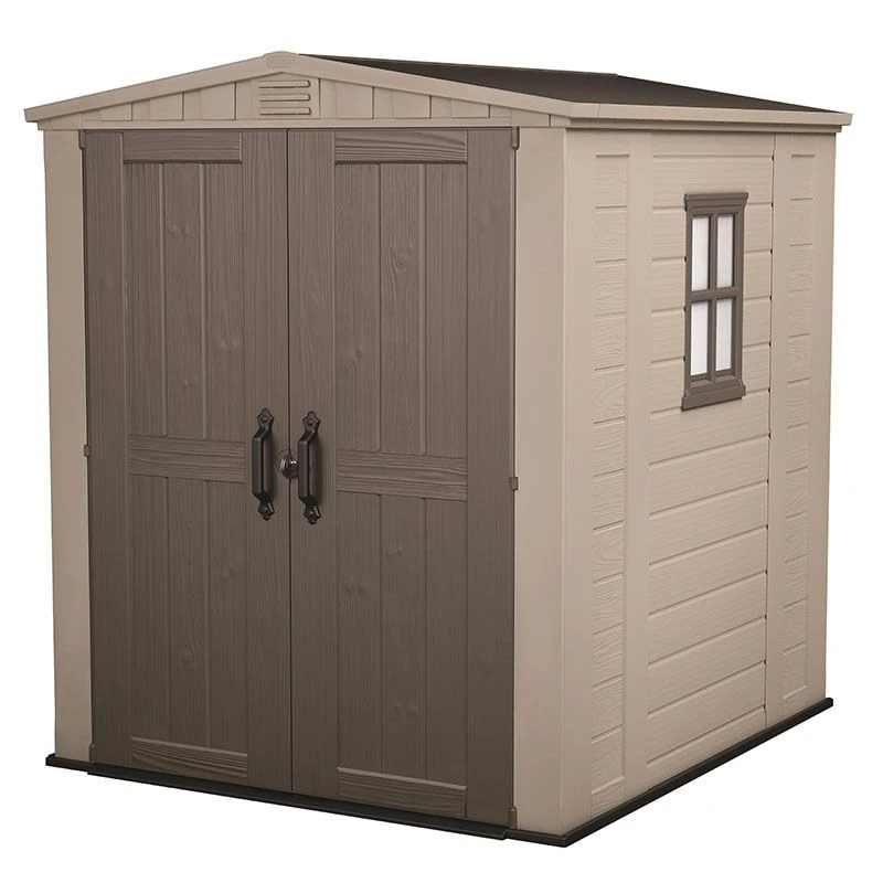 6' X 6' Keter Factor Plastic Garden Shed (1.78m X 1.96m) 3 6' X 6' Keter Factor Plastic Garden Shed (1.78m X 1.96m) - Image 3