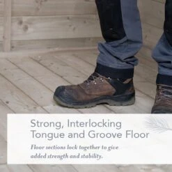 8' X 6' Forest Beckwood 25yr Guarantee Shiplap Pressure Treated Reverse Apex Wooden Shed (2.42m X 1.99m) 25 8' X 6' Forest Beckwood 25yr Guarantee Shiplap Pressure Treated Reverse Apex Wooden Shed (2.42m X 1.99m) -Lifetina Shop 3 beckwood flooring usp 1 21