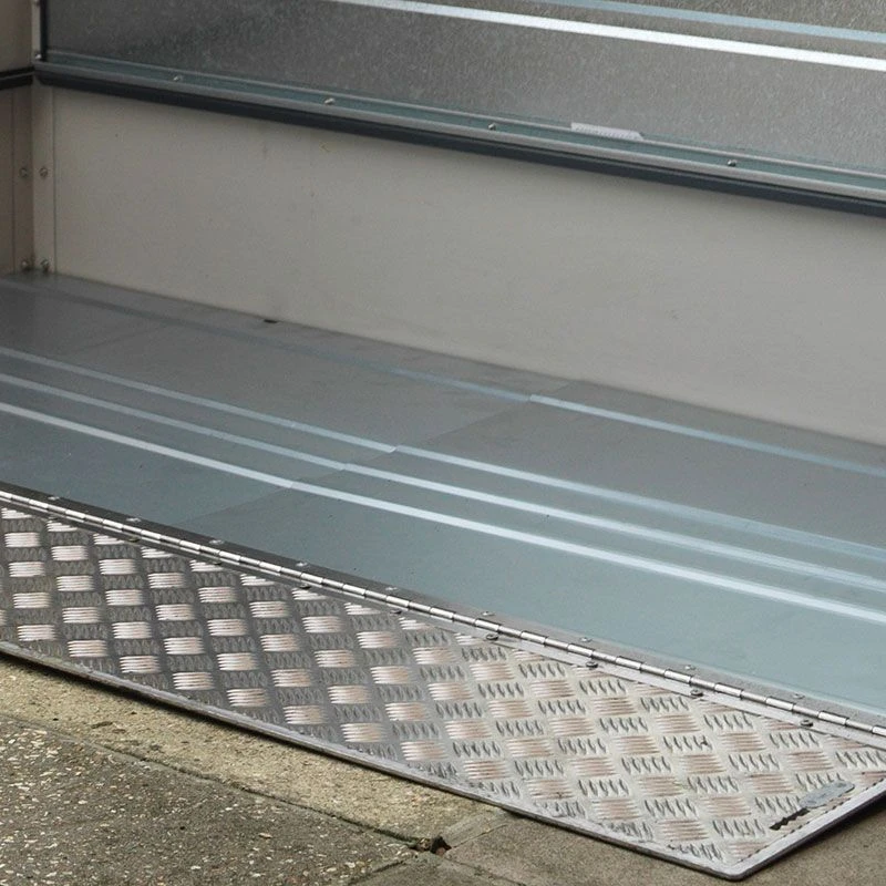 6'4 X 2'9 Trimetals Ramped Metal Bike Shed - Anthracite 1.96m X 0.89m 2 6'4 X 2'9 Trimetals Ramped Metal Bike Shed - Anthracite 1.96m X 0.89m - Image 2