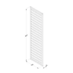 6'9 X 6'9 Forest Modular Wooden Garden Seating Set Number 3 (2.06m X 2.06m) -Lifetina Shop 4 modseat3hd drawing2 min 1