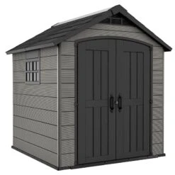 7' X 7' Keter Premier Plastic Garden Shed (2.29m X 2.23m) 16 7' X 7' Keter Premier Plastic Garden Shed (2.29m X 2.23m) -Lifetina Shop 5 249198 7x7 keter premier render min