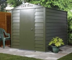 6' X 3' Trimetals Premium Titan 630 Metal Shed (1.76m X 1.01m) -Lifetina Shop 630 02