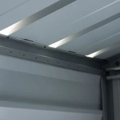 6' X 4' Yardmaster Platinum Tall Pent Metal Shed (1.9m X 1.19m) -Lifetina Shop 64tpz 6x4 yardmaster platinum tall pent metal shed close up3 min