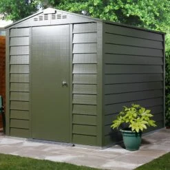 6' X 6' Trimetals Premium Titan 660 Metal Shed (1.76m X 1.76m)