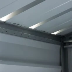 6' X 7' Yardmaster Castleton Anthracite Metal Shed (2.02m X 2.17m) -Lifetina Shop 67aeyz ventilated roof 1 1