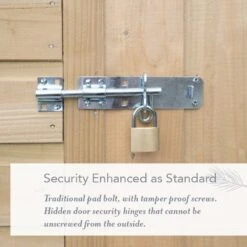 10' X 6' Forest Beckwood 25yr Guarantee Shiplap Pressure Treated Double Door Apex Wooden Shed (3.01m X 1.99m) -Lifetina Shop 7 beckwood security usp 10