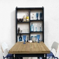 Forest Wooden Fold Down Garden Wall Bar 2'6 X 0'6 -Lifetina Shop 7 fdgbarhd feature1 min 1