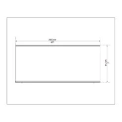 Palram Canopia Aquila 2050 Clear Door Canopy -Lifetina Shop 701125 aquila 2050 doorcover palram topview