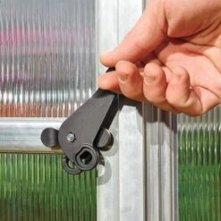 6'x6' Palram Canopia Mythos Small Silver Polycarbonate Greenhouse (1.8x1.8m) -Lifetina Shop 701630 03