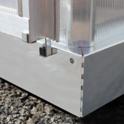 6'x6' Palram Canopia Mythos Small Silver Polycarbonate Greenhouse (1.8x1.8m) -Lifetina Shop 701630 04