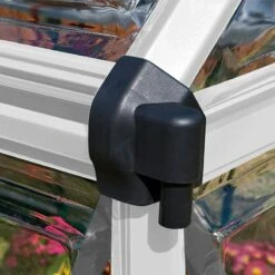 6'x4' Palram Canopia Harmony Small Silver Polycarbonate Greenhouse (1.8x1.2m) -Lifetina Shop 701634 04