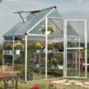 6'x4' Palram Canopia Hybrid Small Silver Polycarbonate Greenhouse (1.8x1.2m)