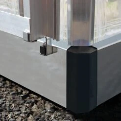 6'x14' Palram Canopia Hybrid Large Walk In Silver Polycarbonate Greenhouse (1.8x4.2m) -Lifetina Shop 701788 hybrid 6x14 silver base