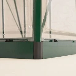 8' X 8' Palram Canopia Balance Green Greenhouse (2.47m X 2.44m) -Lifetina Shop 701924 balance 8x8 green greenhouse close up8 min 1