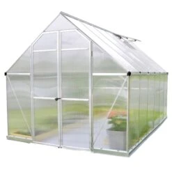 8'x12' Palram Canopia Essence Large Walk In Aluminium Framed Greenhouse (2.4x3.6m) -Lifetina Shop 701944 03