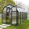 6'x12' Palram Canopia Rion EcoGrow Large Green Polycarbonate Greenhouse (1.8x3.6m)