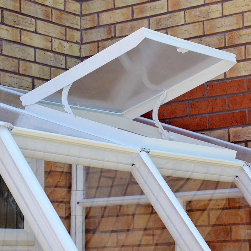 6'x10' Palram Canopia Rion White Sun Room Walk In Wall Greenhouse (1.8x3m) 3 6'x10' Palram Canopia Rion White Sun Room Walk In Wall Greenhouse (1.8x3m) - Image 3