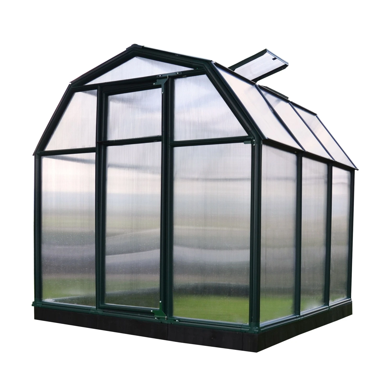 6'x6' Palram Canopia Rion EcoGrow Small Green Polycarbonate Greenhouse (1.8x1.8m) 5 6'x6' Palram Canopia Rion EcoGrow Small Green Polycarbonate Greenhouse (1.8x1.8m) - Image 5