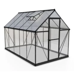 6' X 10' Palram Canopia Hybrid Grey Greenhouse (1.85m X 3.06m) -Lifetina Shop 702767 hybrid 6x10 grey greenhouse cutout1 min 1