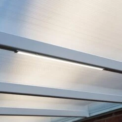 10x18 Palram Canopia Sierra White Patio Cover -Lifetina Shop 703123 palram sierra patio cover roof white 3x5 46 lighting4