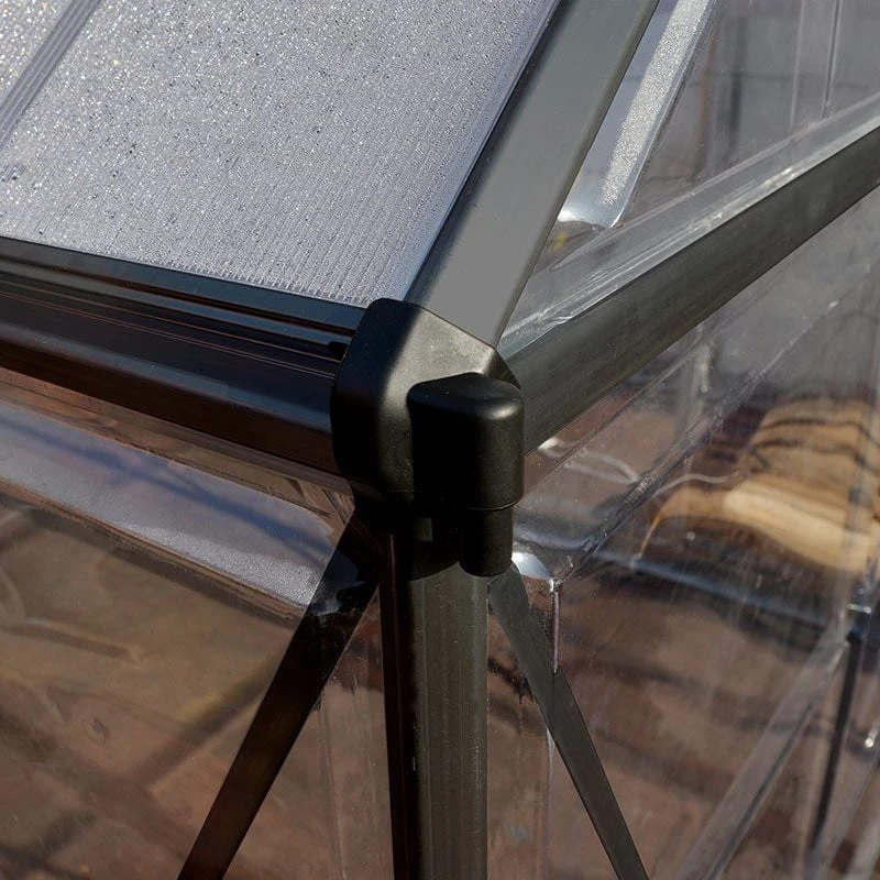 6' X 6' Palram Canopia Hybrid Grey Greenhouse (1.85m X 1.86m) 5 6' X 6' Palram Canopia Hybrid Grey Greenhouse (1.85m X 1.86m) - Image 5