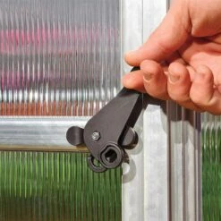 8'x12' Palram Canopia Bella Large Walk In Silver Aluminium Framed Greenhouse (2.4x3.6m) -Lifetina Shop 703730 05