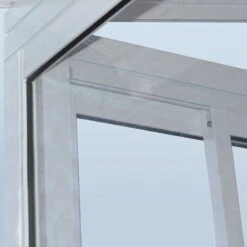 10x18 Palram Canopia SanRemo White Lean-To Conservatory -Lifetina Shop 703992 palram supremo lean to conservatory 3x5 46 white acrylic panel