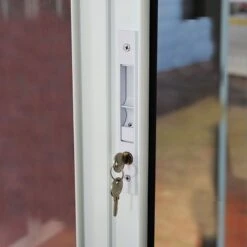 10x18 Palram Canopia SanRemo White Lean-To Conservatory -Lifetina Shop 703992 palram supremo lean to conservatory 3x5 46 white lock