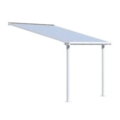 10x10 Palram Canopia Olympia White Patio Cover With Clear Panels -Lifetina Shop 704216 palram olympia patio cover roof white 3x3 05 cutout