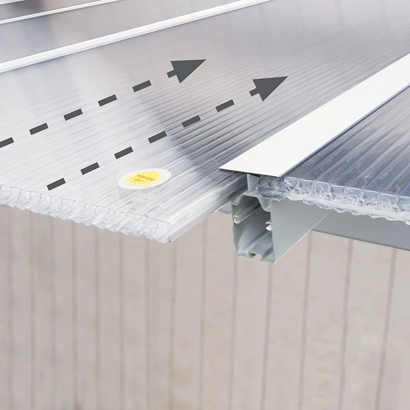 10x14 Palram Canopia Olympia White Patio Cover With Clear Panels 5 10x14 Palram Canopia Olympia White Patio Cover With Clear Panels - Image 5