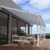 10' X 32' Palram Canopia Olympia White Patio Cover With Clear Panels (2.95m X 9.80m)