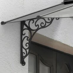 6' X 4' Palram Canopia Iris 1780 Black Door Canopy (1.75m X 1.25m) 12 6' X 4' Palram Canopia Iris 1780 Black Door Canopy (1.75m X 1.25m) -Lifetina Shop 704742 canopy iris 1780 black clear close up2 min 1