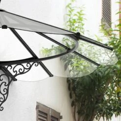 6' X 4' Palram Canopia Iris 1780 Black Door Canopy (1.75m X 1.25m) 13 6' X 4' Palram Canopia Iris 1780 Black Door Canopy (1.75m X 1.25m) -Lifetina Shop 704742 canopy iris 1780 black clear close up3 min 1