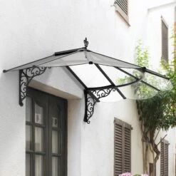 6' X 4' Palram Canopia Iris 1780 Black Door Canopy (1.75m X 1.25m)